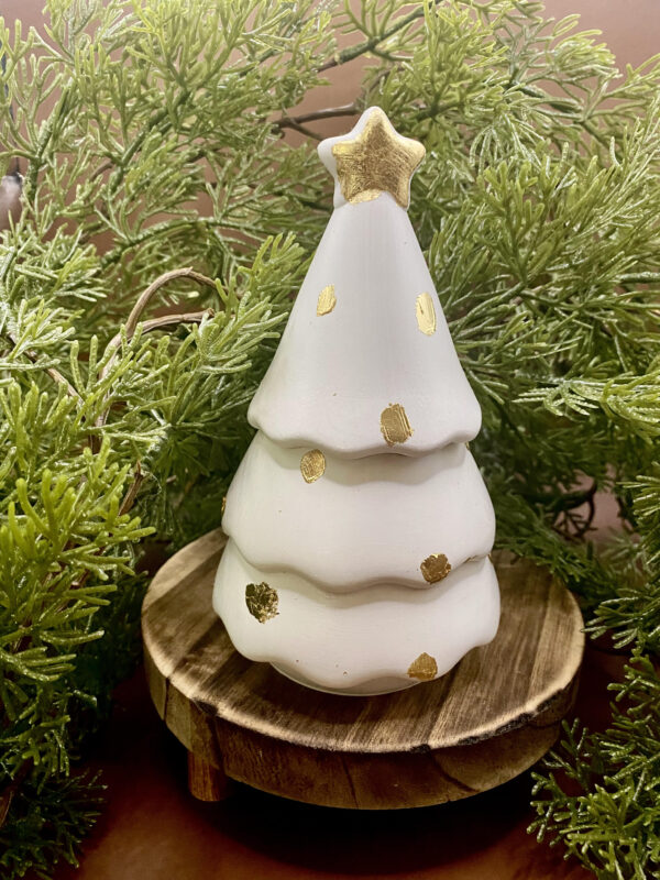 Golden Christmas tree